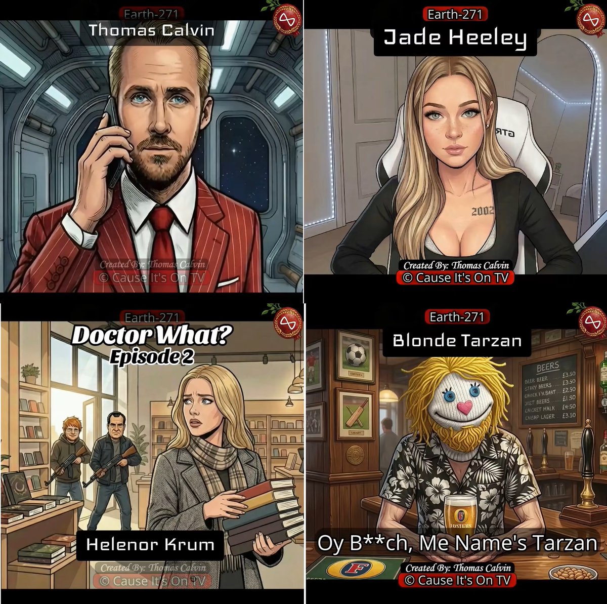 Thomas Calvin - Six Seed Studio - Cause It's On TV tweet media