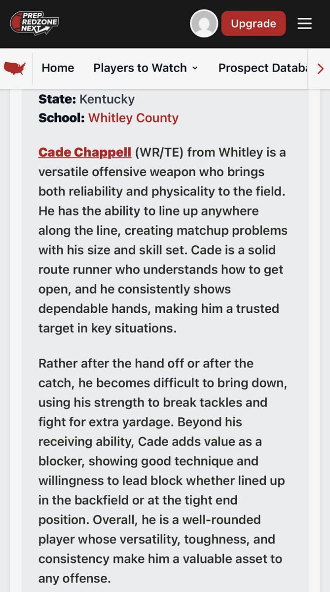 cadechappell_0's tweet image. Really looking forward to BOTR this weekend! Thanks @AlPopsFootball for the kind words! #region4 
@Andrew_Ivins
@Aspirationsgym
@247recruiting
@SWiltfong_
@PrepRedzoneKY
@drew_toennies
@TheUCReport
@PrepRedzoneNext
@KYFUTURESTARS
@UANextFootball
@CoachWillStein