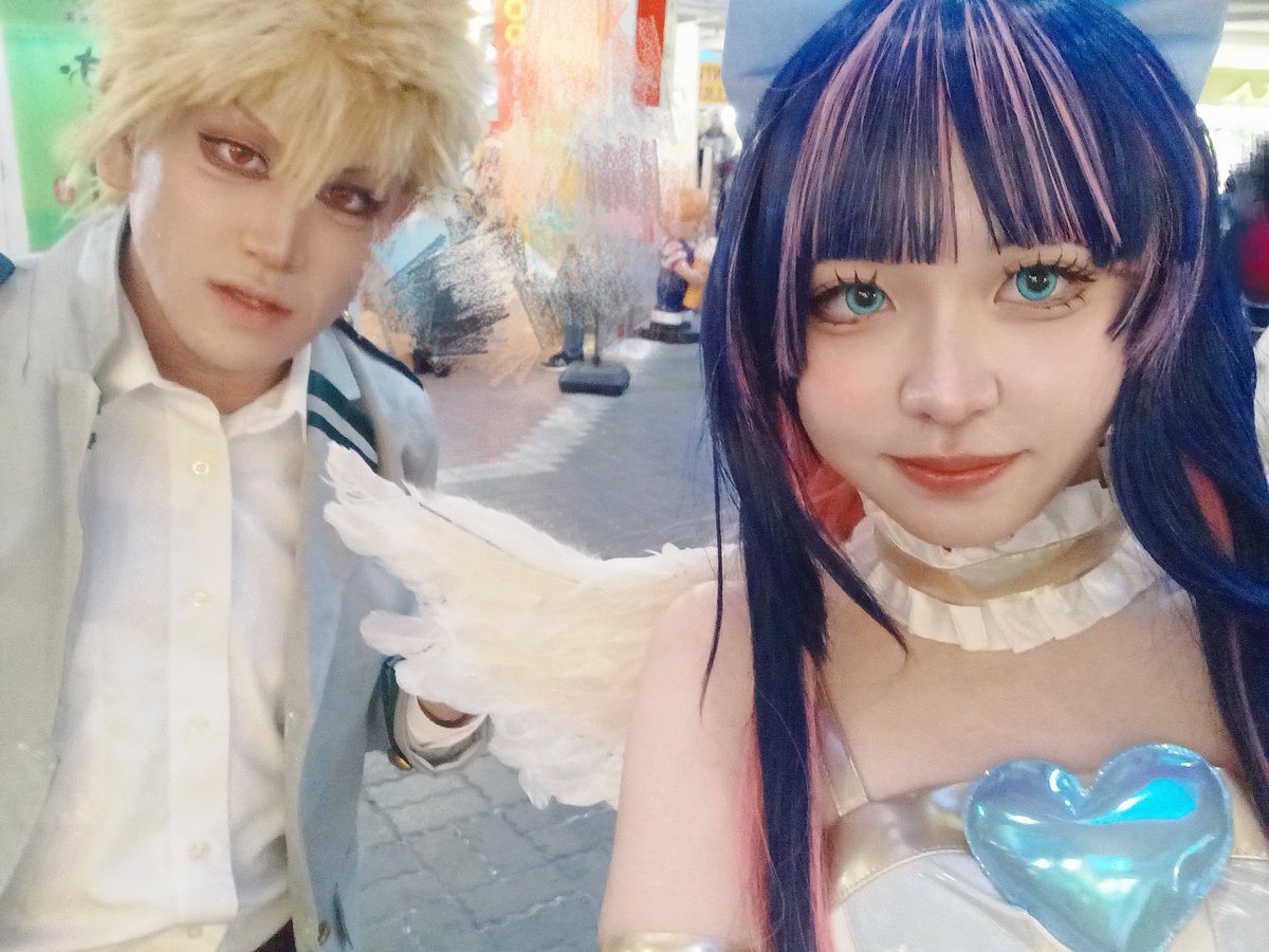 hinatono_cos's tweet photo. 久々すぎるノアさん＠noacos0113 とお会いできた！！

大体、イベント被っていたけど最近会わないな〜って思っていた矢先レオマで偶然交流できた！✌️
お久しぶりすぎましたね！笑
またイベントでよろしくお願いします🙇

#コスチャinレオマ https://t.co/4MmVsRQEbp
