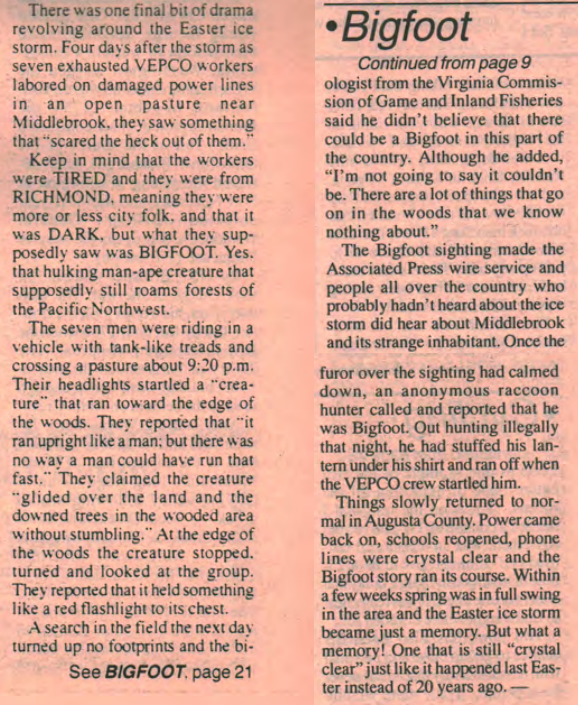 WeatherAubs's tweet photo. Okay and per the bigfoot headline - the story is actually pretty funny. Here it is: https://t.co/7THSLL2Cdq