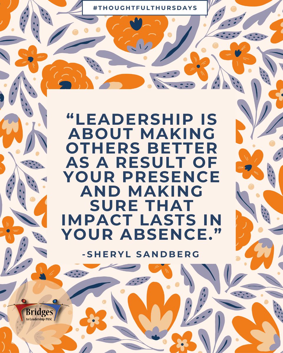 Bridges to Leadership (PASC) tweet media