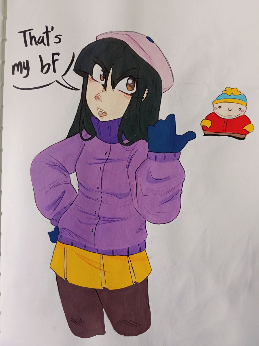 LeenCartman's tweet photo. Tenía este dibujo sin terminar desde hace días, finalmente me digne a terminarlo (◍•ᴗ•◍)
#spcandy #southparkfanart https://t.co/bF5AEQXj5K