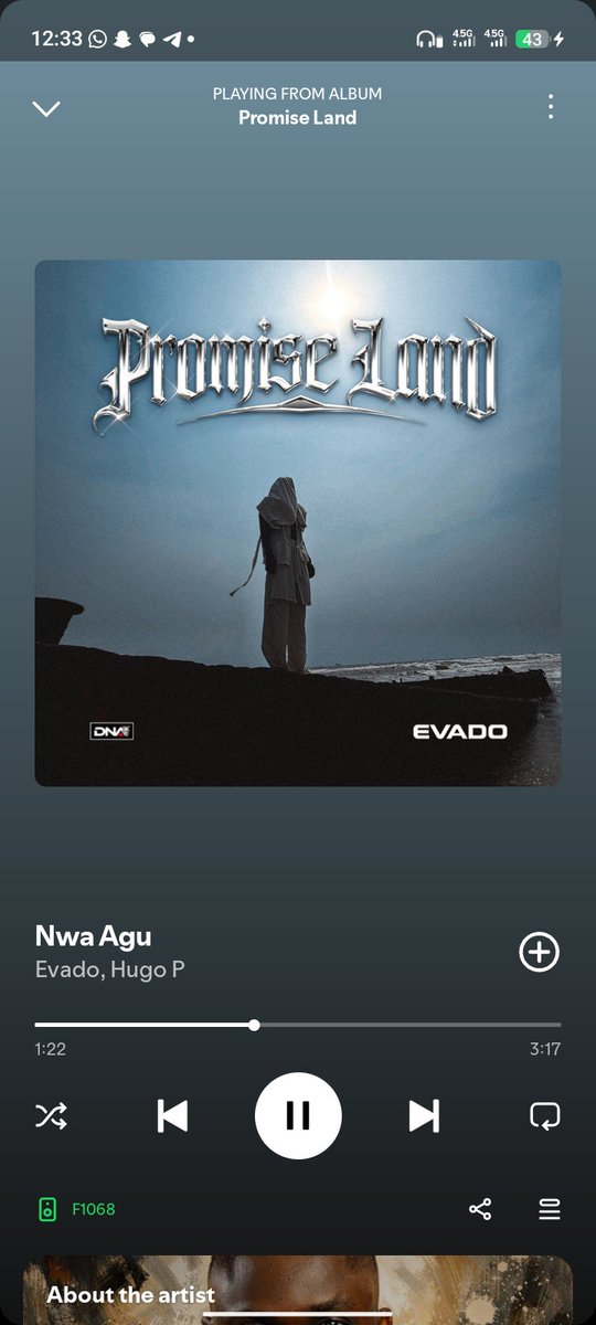 mavteriaa's tweet image. Ilalu ula ebulu egbe gi ekunia oto ebulu oche gi ego gi gwu agba gi oji 
Nwa Agu ft @Hugop0421 

PROMISE LAND OUT NOW 🦅

open.spotify.com/album/0CKK7uPu…

Oso gi tinye kolo na my cana msechekwa mkunia nana 

#promiseland #outnow