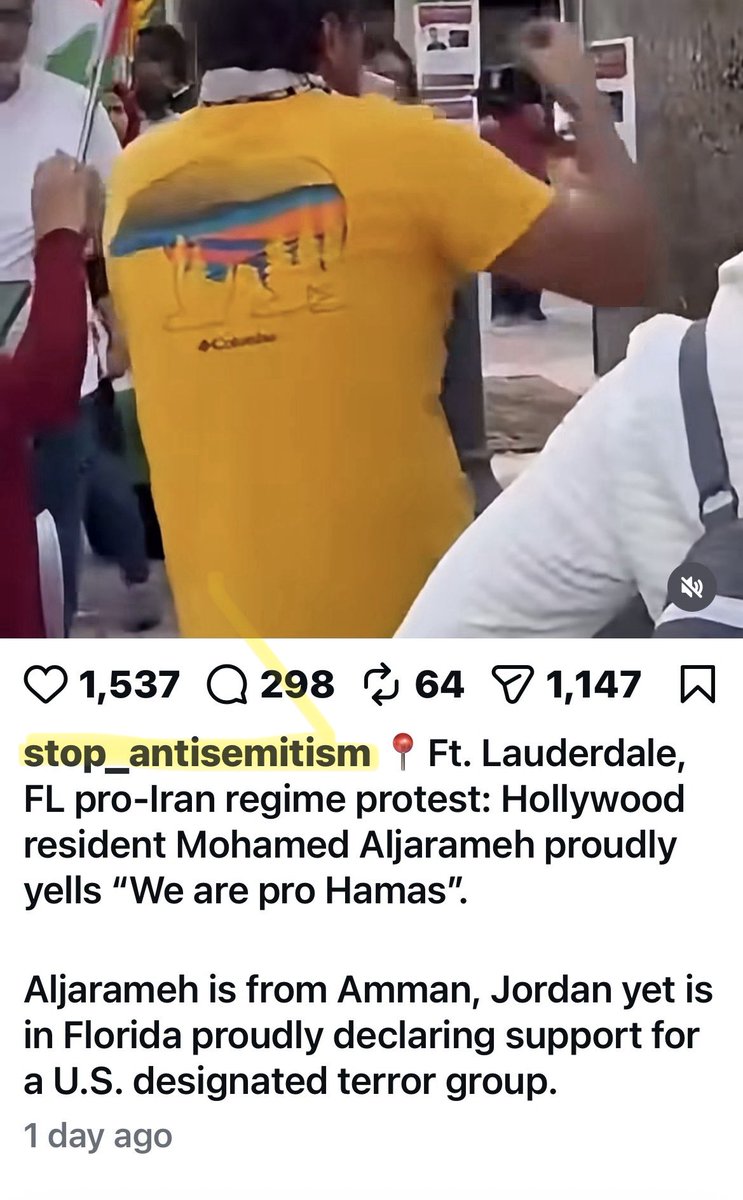 KWolofsky's tweet photo. @GovRonDeSantis @POTUS45 PLEASE STOP THEM. They are Pro Hamas😡😡    🙏🏻🇮🇱🇮🇱 https://t.co/2wWlUInMAR