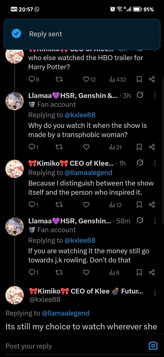 Llamaa💜HSR, Genshin & HI3RD pilot📌 tweet media