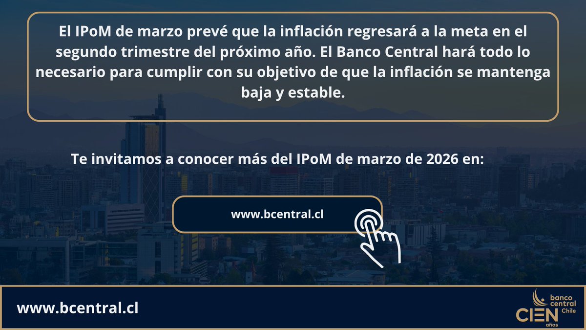Banco Central de Chile tweet media
