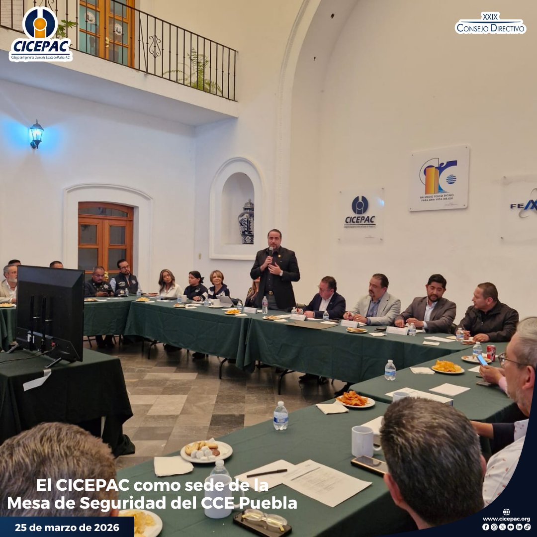 Colegio de Ingenieros Civiles del Estado de Puebla tweet media