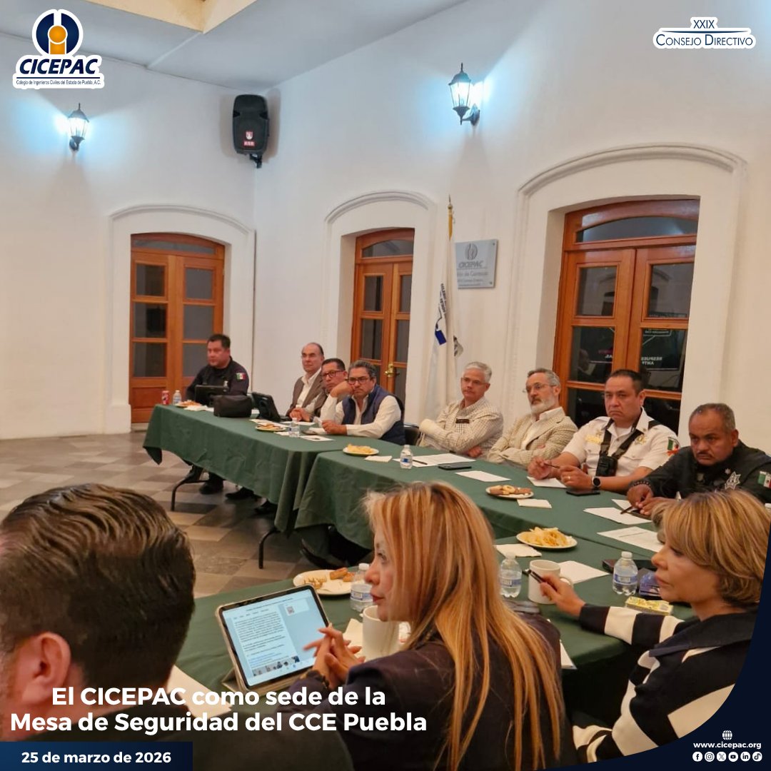 Colegio de Ingenieros Civiles del Estado de Puebla tweet media