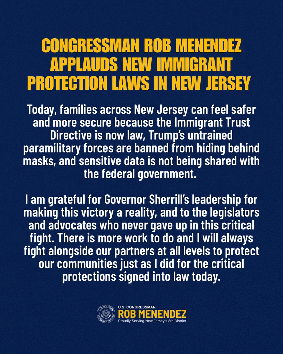 Rep. Rob Menendez tweet media