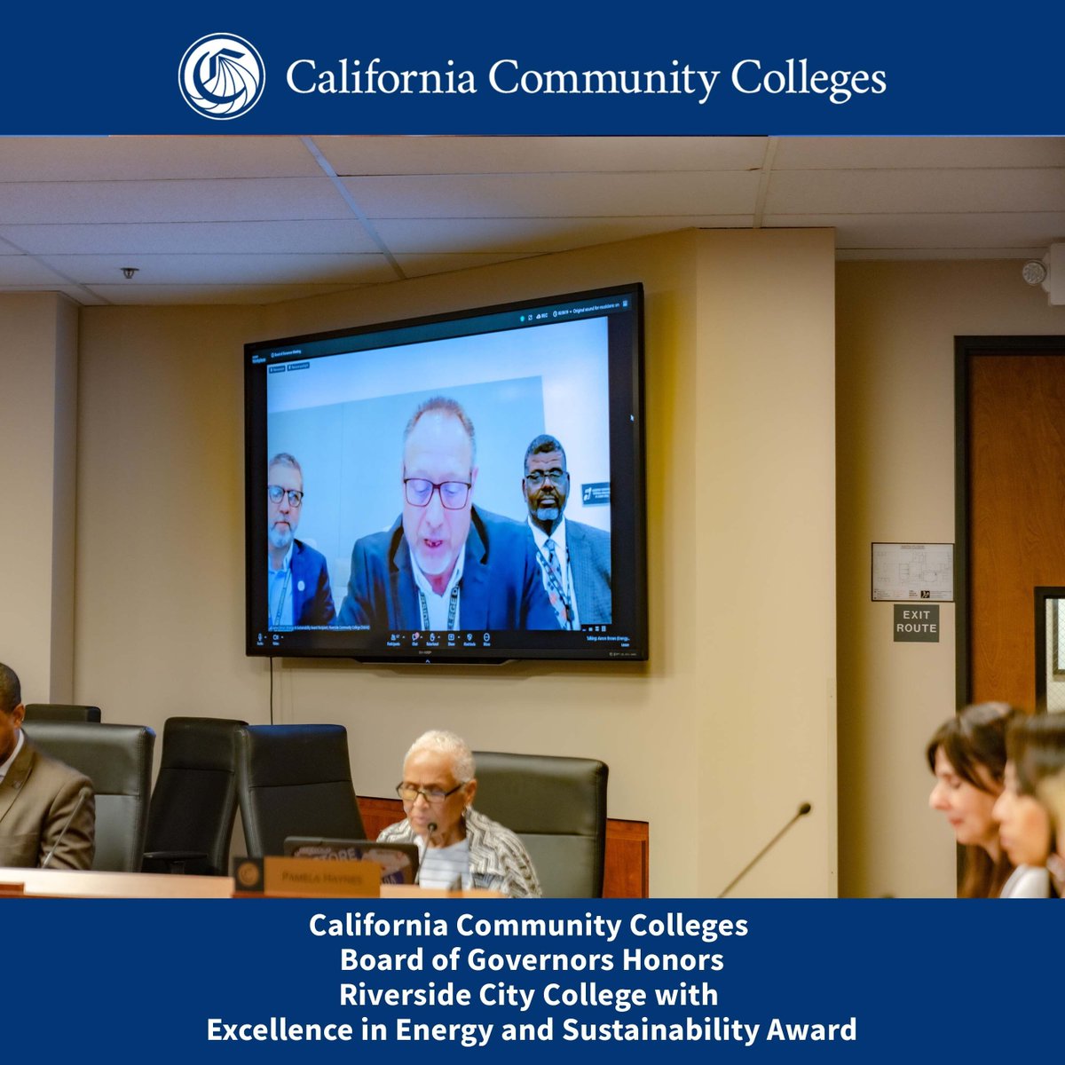 CalCommColleges's tweet image. CONGRATULATIONS! Riverside City College was awarded the California Community Colleges Board of Governors’ “Excellence in Energy and Sustainability – Innovative Project (large district).” 

Read more at bit.ly/CCC_EnergyAwar…. 

@RCCSocialmedia #Vision2030 #RiversideCityCollege