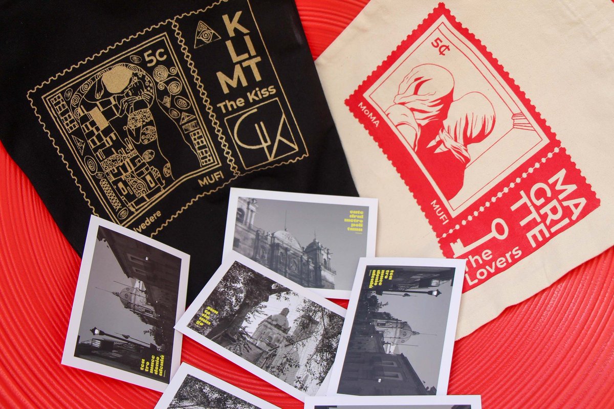 MUFI_oax's tweet image. ¡Ya tenemos morrales disponibles de Magritte y Klimt! Dos diseños que celebran el concepto del amor en el arte. Si no sabías qué regalar en estos días esta es una opción ideal y original. Disponibles en nuestra Miscelánea Filatélica. 😉
#Klimt #Magritte #ToteBag #Morral