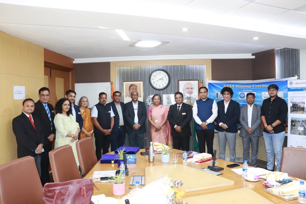 CSIR CRRI tweet media