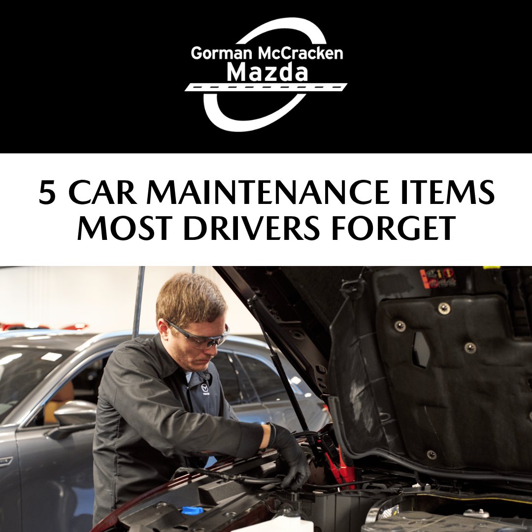 GMcCrackenMazda's tweet image. Taking care of your car doesn’t have to be
complicated.👍 

These are a few commonly overlooked items that
can make a big difference over time.

Save this for later and stay ahead of repairs.🚗 🔧 
#Mazda #LongviewTX #GormanMcCrackenMazda