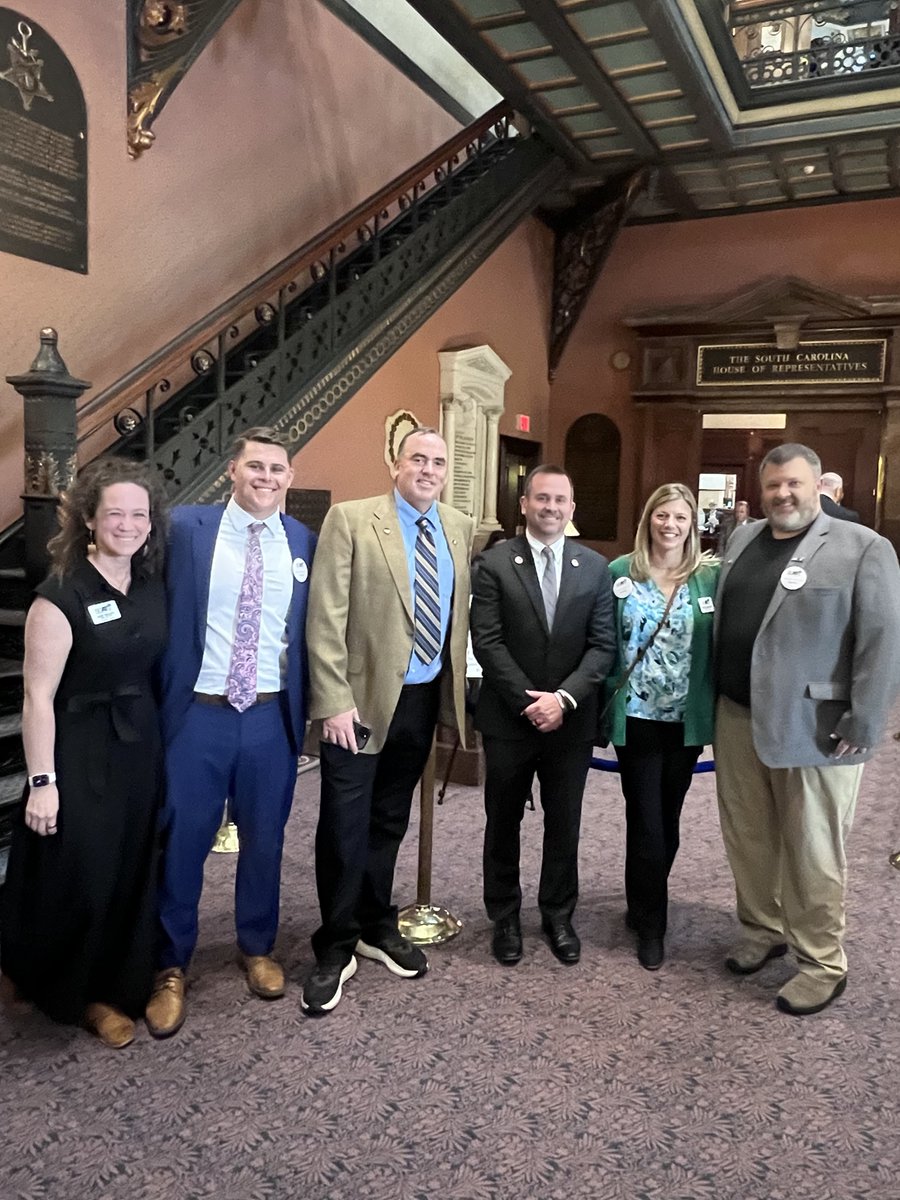 SCATCs's tweet image. Earlier this week, athletic trainers spent time with Rep. Neal Collins and discussed bill H.4753. We appreciate your support and co-sponsor of H.4753- Athletic Trainer Loan Assistance. #scata #athletictraining