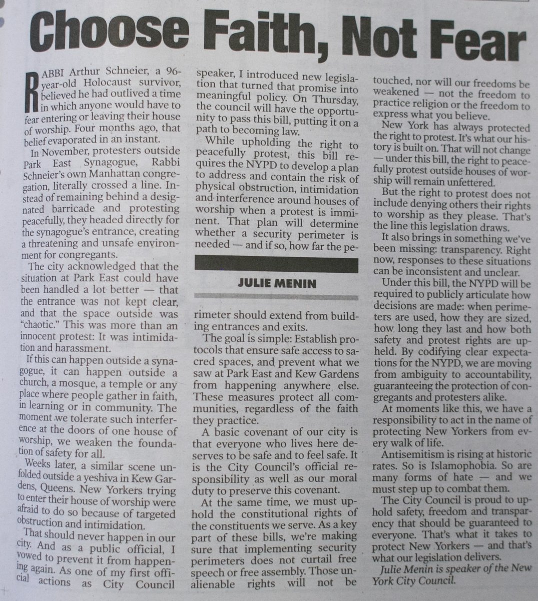 Speaker Julie Menin tweet media