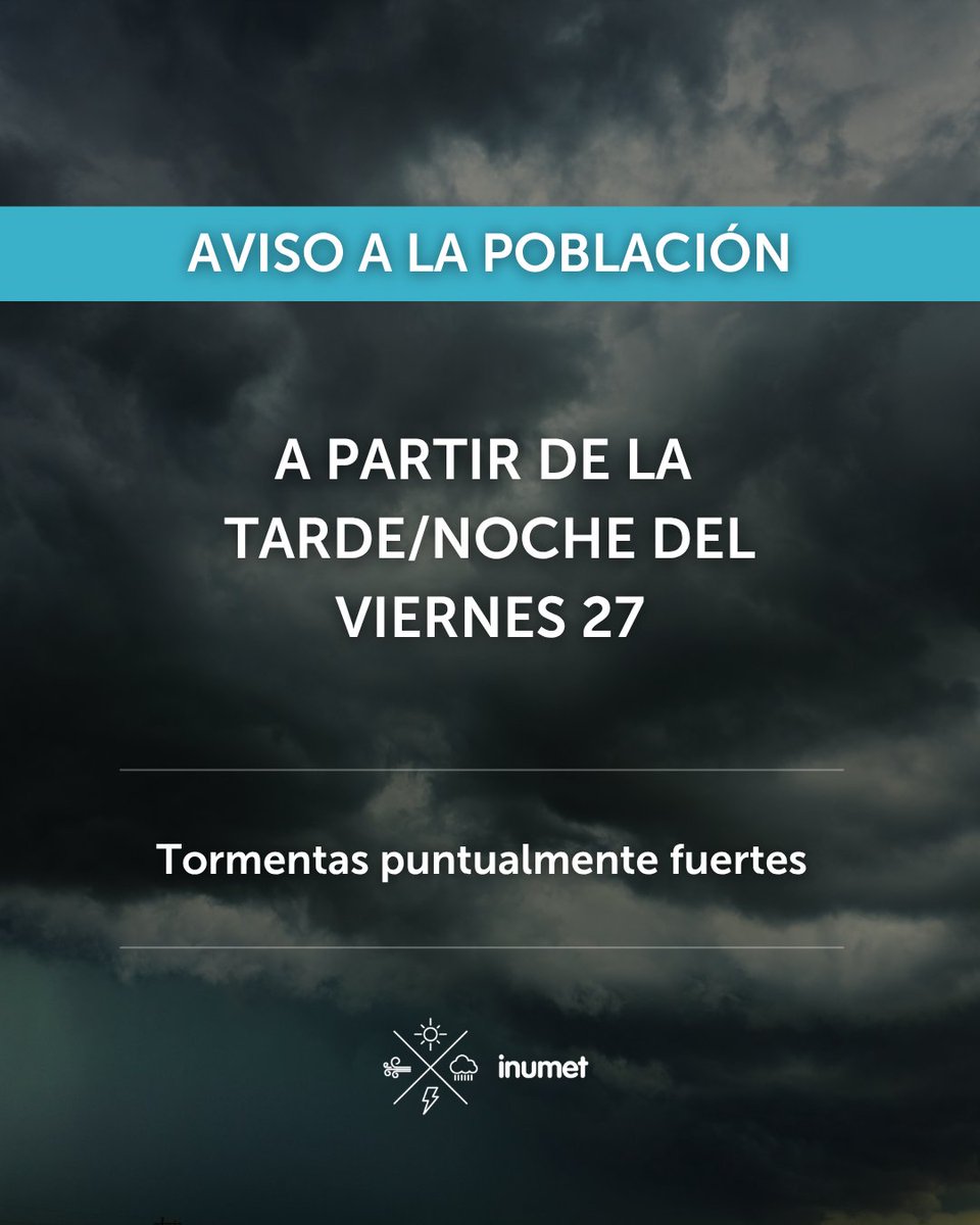 Instituto Uruguayo de Meteorología tweet media