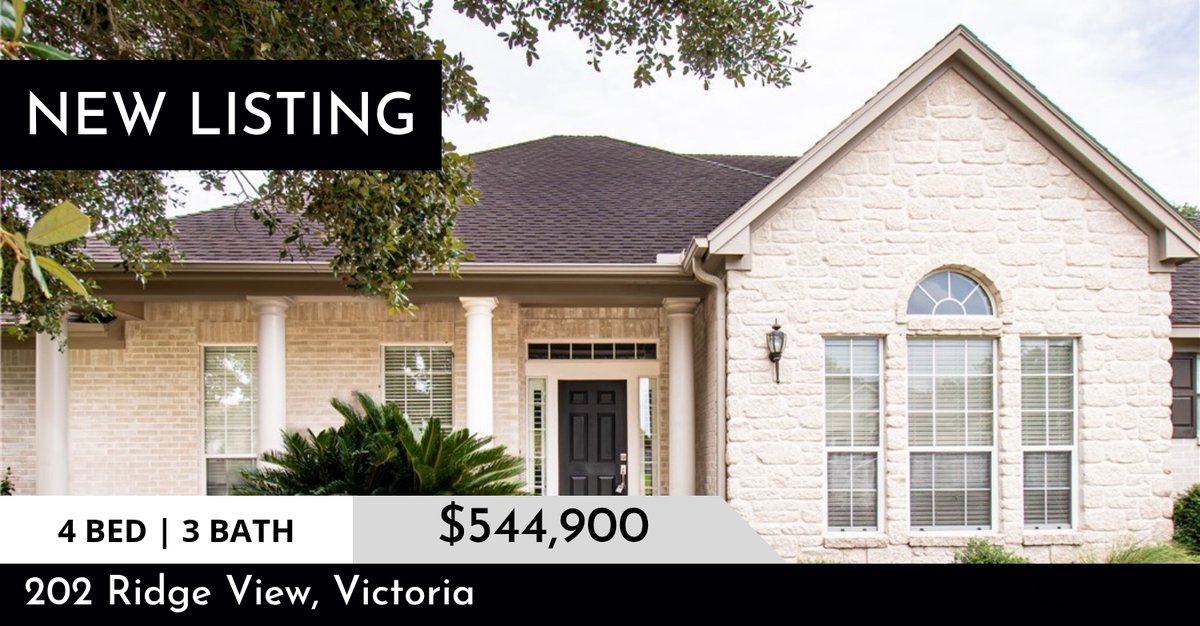 LenaTXRealtor's tweet photo. 📍 New Listing 📍 Take a look at this fantastic new property that just hit the market located at 202 Ridge View in Victoria. Reach out here or at (361) 208-3302 for more information!

Listed by Elizabeth Williams Rodriguez

Lena Ma... https://t.co/hZv3Yk9deA https://t.co/BvstI24n55