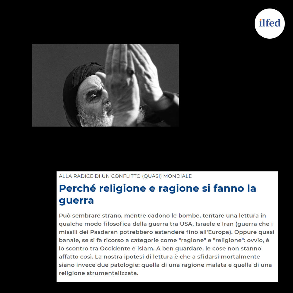 ilfed_ch's tweet photo. ".......In un discorso del giugno del 2004, pronunciato in occasione del 60° anniversario dello sbarco degli Alleati in Francia (in “La vera Europa, identità e missione”, Cantagalli, 2021) lo stesso Ratzinger aveva messo a tema lo scontro -attuale allora come oggi- “tra le grandi democrazie e il terrorismo di matrice islamica”. Senza sconti per le patologie della religione, dove “Dio viene trasformato in un idolo nel quale l’uomo adora la sua propria volontà” (fino al culto del martirio).

Ma senza sconti neppure per le patologie della ragione: dalle ideologie totalitarie (nazismo e marxismo) -per le quali, “se serve alla costruzione del futuro mondo della ragione, uccidere persone innocenti può risultare buono”- fino alla costruzione della bomba atomica, “con la quale la ragione, invece di essere potenza di costruzione, ha cercato la sua forza nella capacità di distruggere”.

Con una chiosa in qualche modo sarcastica, su cui riflettere. A uno “Stato della pura ragione” che -puntualizza Ratzinger- cancellasse con fervore laicista “ogni riferimento alla propria storia”, “alla fine resterebbe solo il criterio positivistico del principio maggioritario, cui consegue il declino di un diritto governato dalla statistica”. "

LEGGI GRATIS https://t.co/YgTOaA9M3h