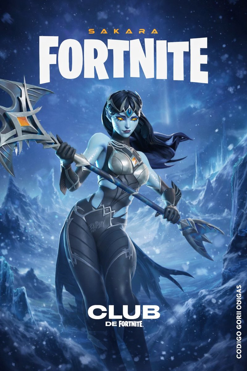 gorilongas's tweet photo. ✨ Sakara ya está en el Club de Fortnite ✨ Usa código GORILONGAS 💙 Gracias Gory Squad por el apoyo 🙌 #fortnite https://t.co/8RpVNqeGwm