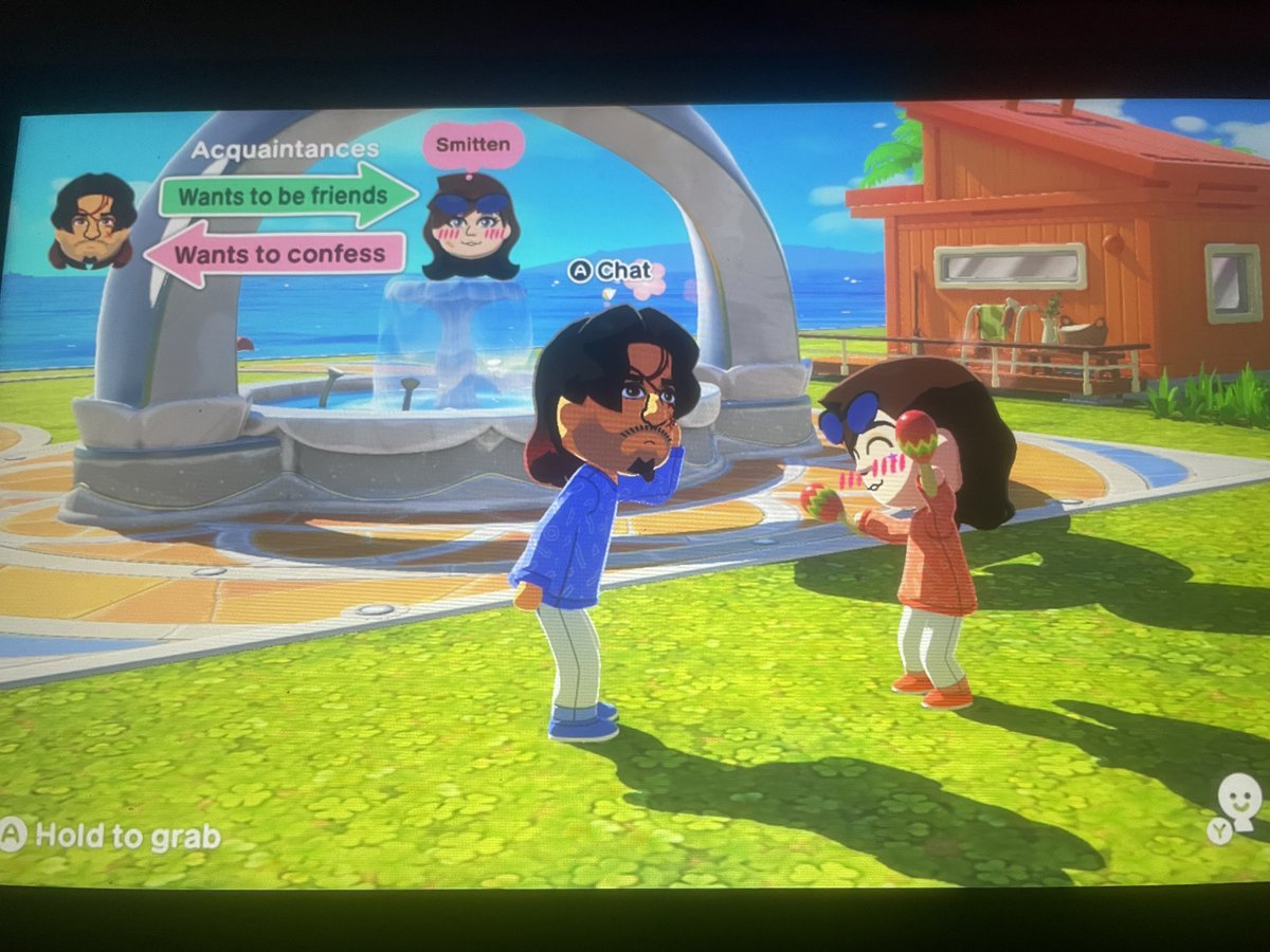 nikosiber's tweet photo. Why did my Mii fall for him.. World may never know..
Can it be released already lol 
#tomodachi #TomodachiLife #IronLung #Miis #Nintendo https://t.co/jrLPDnIlte