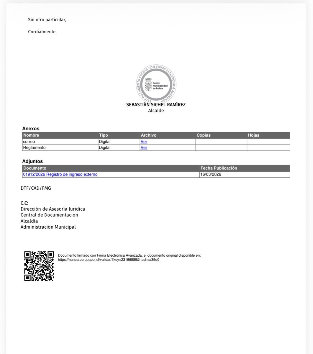 Andrés Argandoña Concejal Ñuñoa tweet media