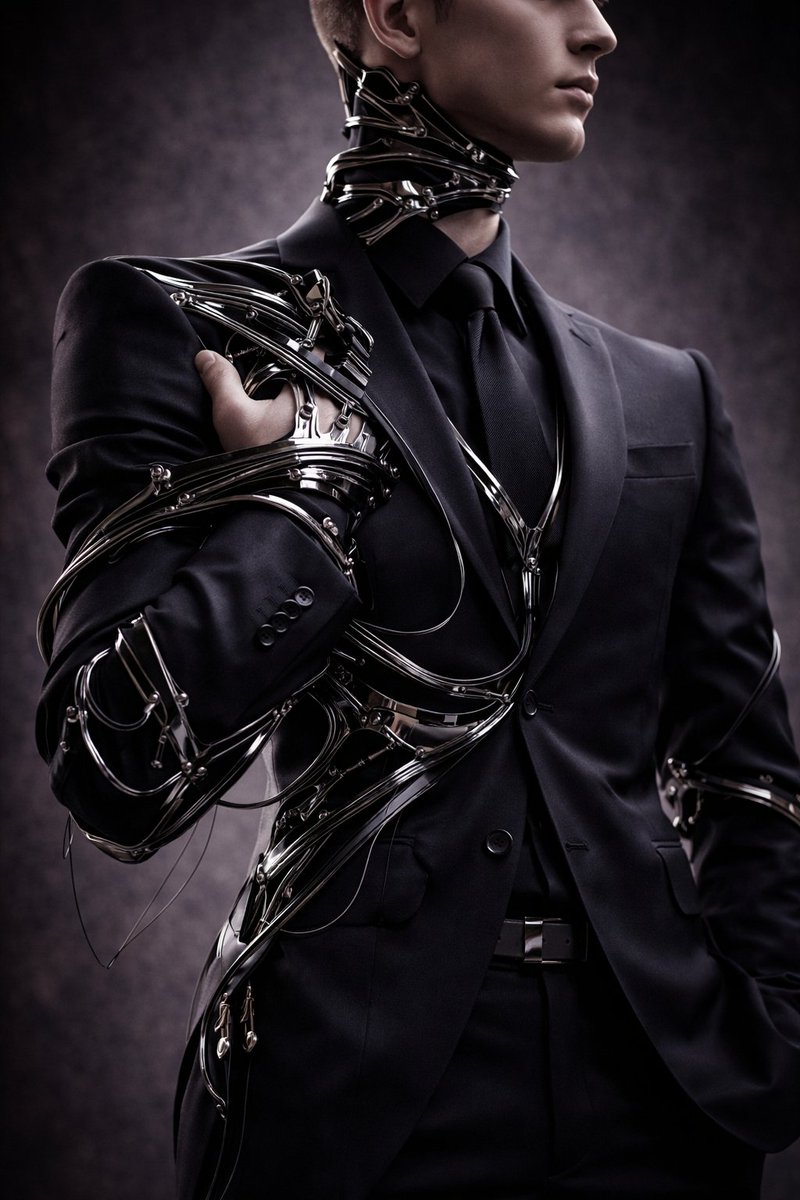 Valinoo_'s tweet photo. VALINO ATELIER: UNFIXED #014
A one-of-one digital fashion piece rendered in 4096 resolution, merging precision tailoring with engineered form.
Structured. Enhanced. Unfixed.
Open for offers.
🔗 https://t.co/WLuuLsh7Za
#NFTArt #Metaverse #AIArt #NFT #DigitalArt #Web3 #UNFIXED #ValinoAtelier #NFTCommunity