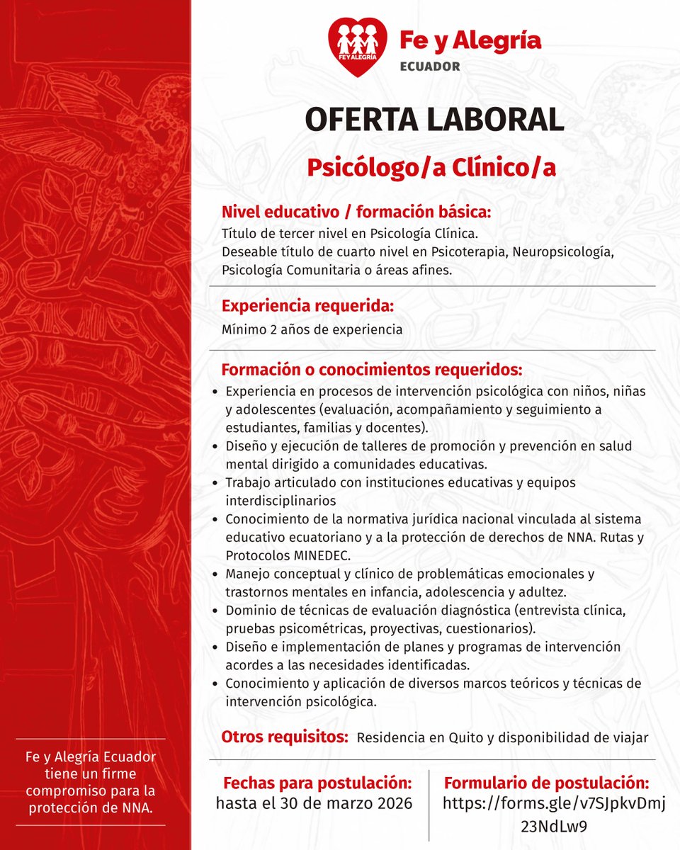 Fe y Alegría Ecuador tweet media