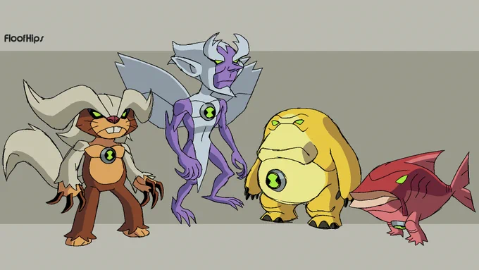im now learning the ben 10 uaf design language