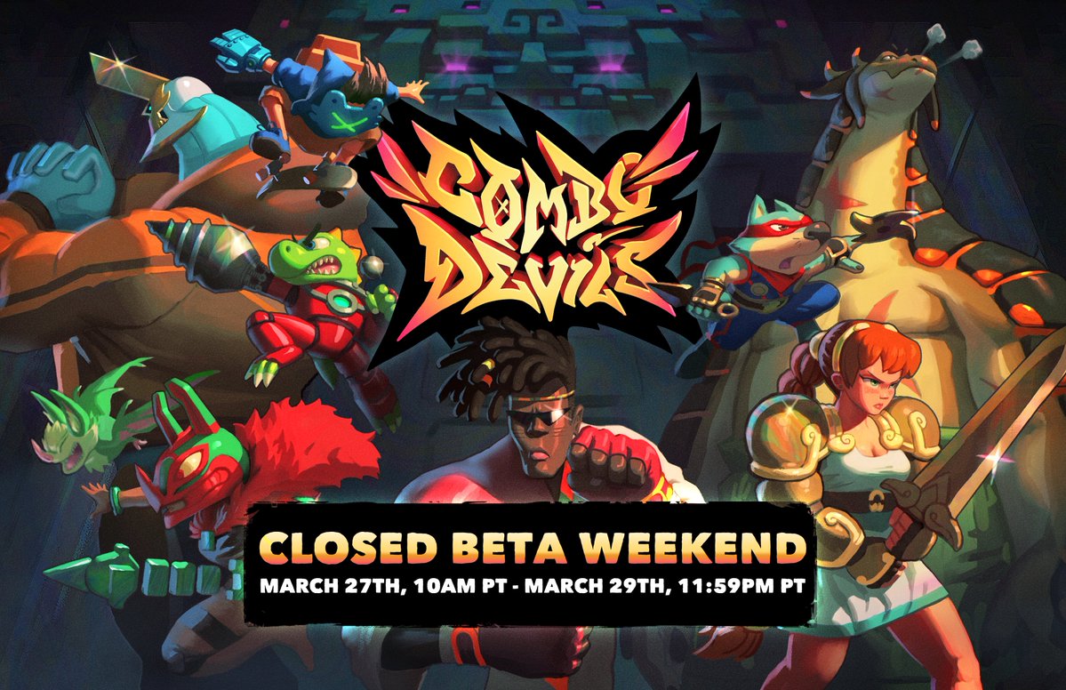 Our FIRST Closed Beta is this weekend! March 27 at 10AM PT → March 29 at 11:59PM PT.
Anyone who backed our Kickstarter at the Closed Beta tier will get their codes very soon.
It's not too late to join, newcomers can play by backing us through our Kickstarter Pledge Manager!