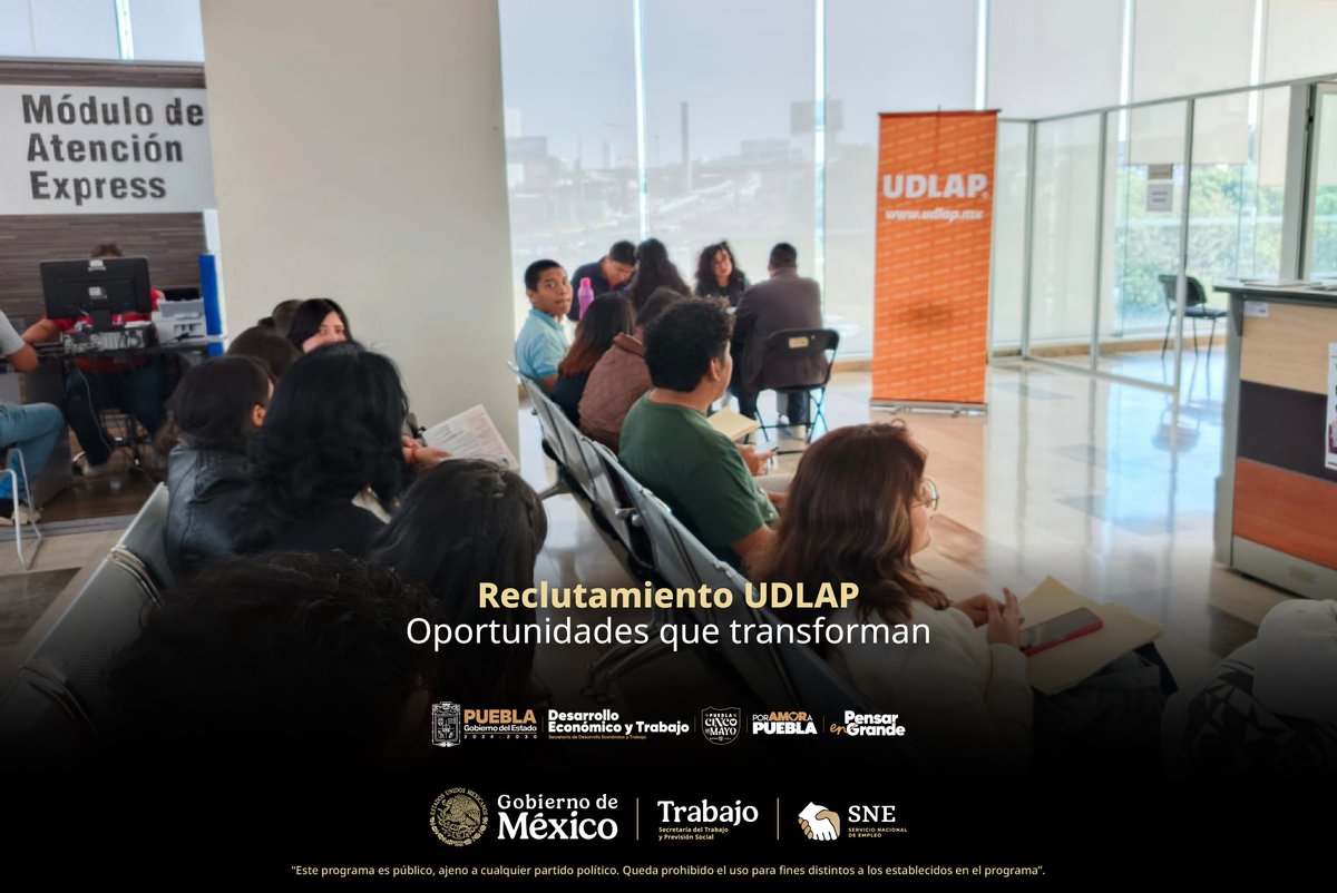 SNEPueblaOfi's tweet image. ✨ Así se vive el reclutamiento en conjunto con la UDLAP
Un espacio donde el talento encontró nuevas oportunidades 🎓💼
¡Seguimos trabajando por más empleos!

#empleopuebla #vacantespuebla #reclutamiento