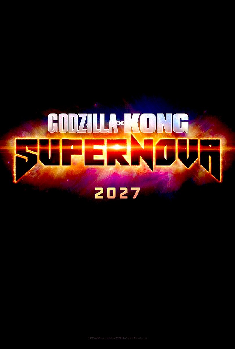 AlexValdez1992's tweet photo. #GodzillaxKongSupernova release in one year from today March 26, (2027)
#Godzilla #spacegodzilla #monsterverse #continuethemonsterverse #kong #godzillaxkong #LegendaryGodzilla #LegendarySpaceGodzilla https://t.co/HWS0DCnEoH