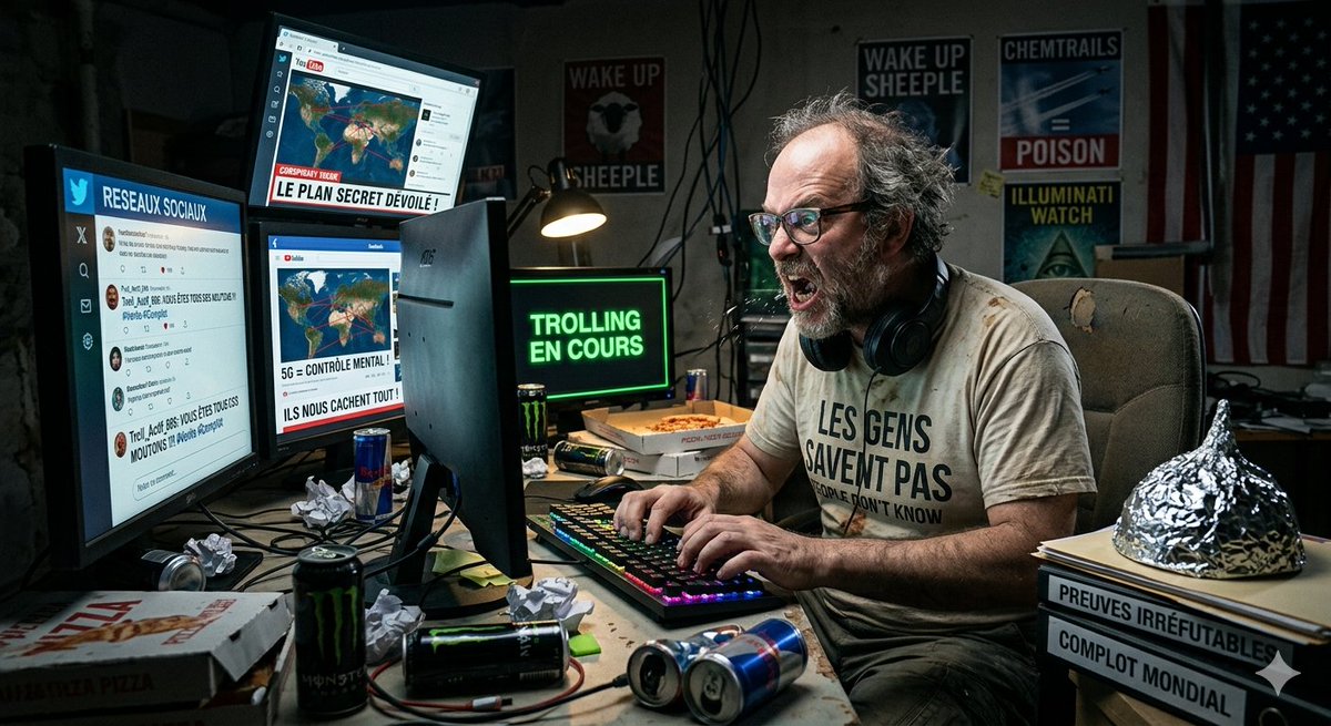 vovksamotniy's tweet image. Nous sachoir la véritay !

#troll #complotiste #Qanon #complot