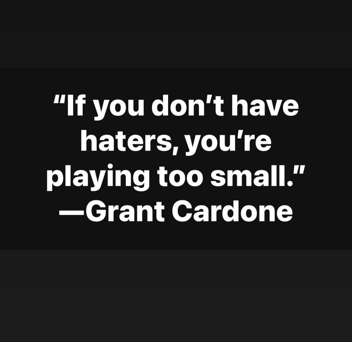 TaraWasinger's tweet photo. #grantcardone #hatersarefuel #sayittomyface https://t.co/bByOIMNgkU