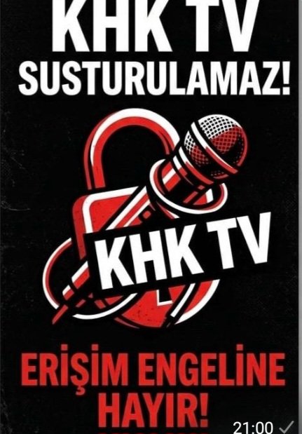 Sansür, hele toplu iletişim araçlarına, kabul edilebilir değildir. 
#KHKTVyeSansür ise hiç kabul edilemez. Çünkü o, TR'deki #KHK  hukuksuzluğunun aynasıdır.