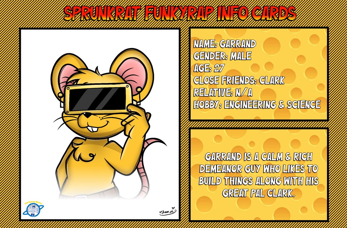 The Official Sprunkrat Funky Rat Info Cards (2/5) 🧀🐀 #sprunki #sprunkratfunkyrat #raprat

Credits To <a href="/angelika_leyva/">AnnaX16</a> who helped out with the artwork sketches