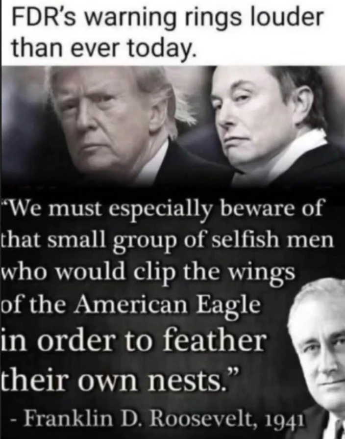 MerlinofCanada's tweet image. FDR's warning could very well apply to @ABDanielleSmith and all the #UCP