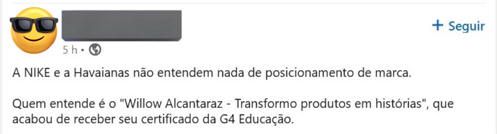 NIKE E HAVAIANAS? AMADORAS. BRANDING DE VERDADE É COM CERTIFICADO FRESQUINHO! AINDA BEM QUE O WILLOW APARECEU PRA SALVAR O MERCADO DESSAS GIGANTES PERDIDAS! 😂