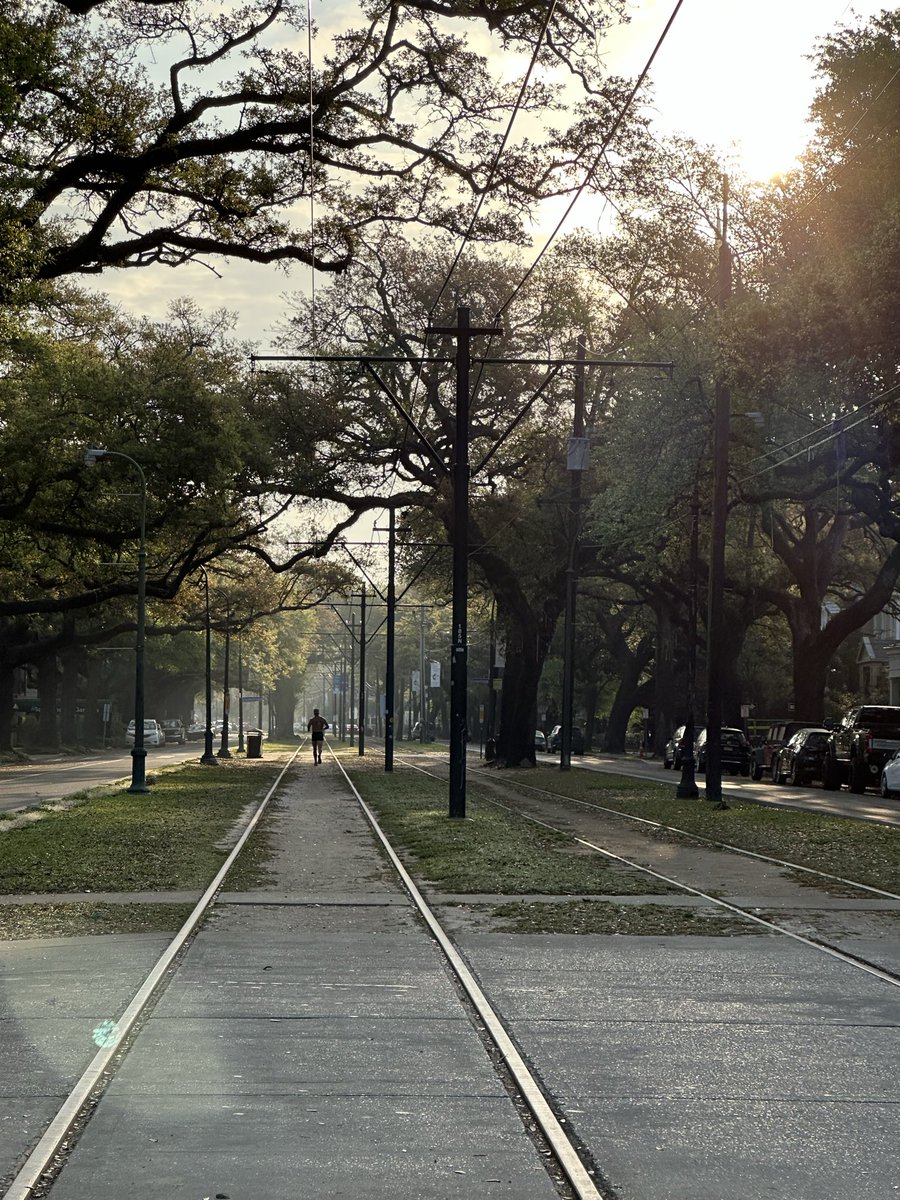 There may be something about these early morning walks to positive mental health
