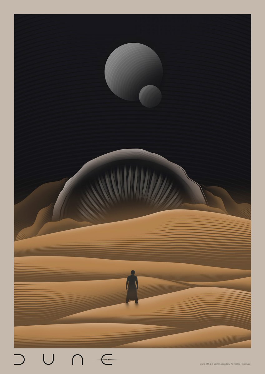 PosterEscape's tweet image. great posters for Dune and Dune: Part Two by @rikiege 

#Dune #DunePartThree