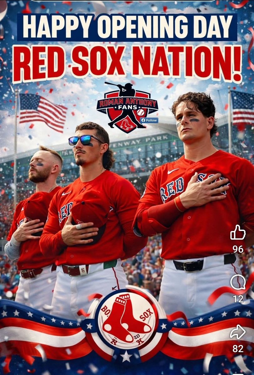 mross34's tweet photo. Todays the day! Happy opening day #RedSoxNation https://t.co/Jev0fvUO85