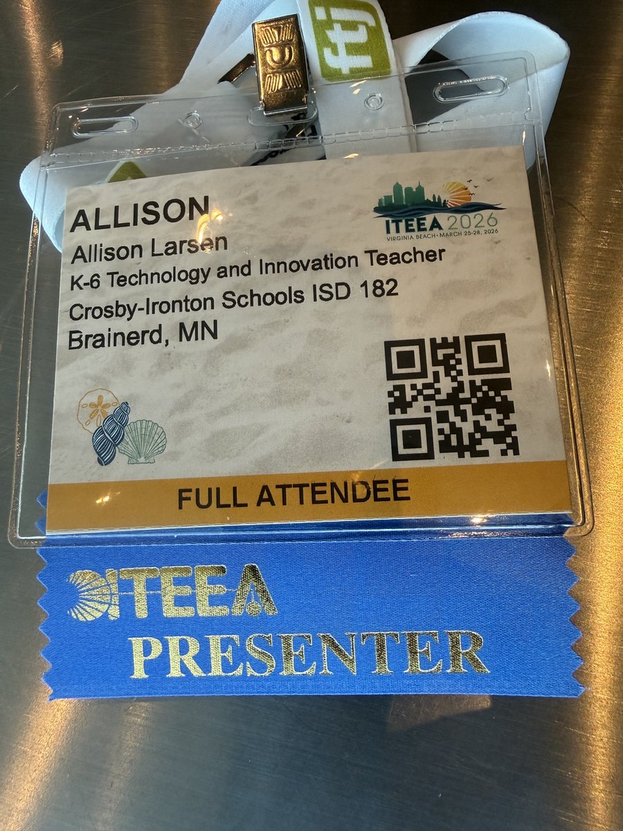 Teach_Innovate's tweet photo. Love sharing what we are doing in our STEAM program with others #ITEEA2026 #STEAM #GoCIGo https://t.co/mwfGk40f74