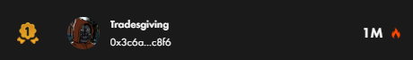 Fdor460742's tweet photo. Gratz @tradesgiving first million wastepoints🔥4⃣4⃣4⃣

@Sacred_Waste https://t.co/RHbUKmVNxF
