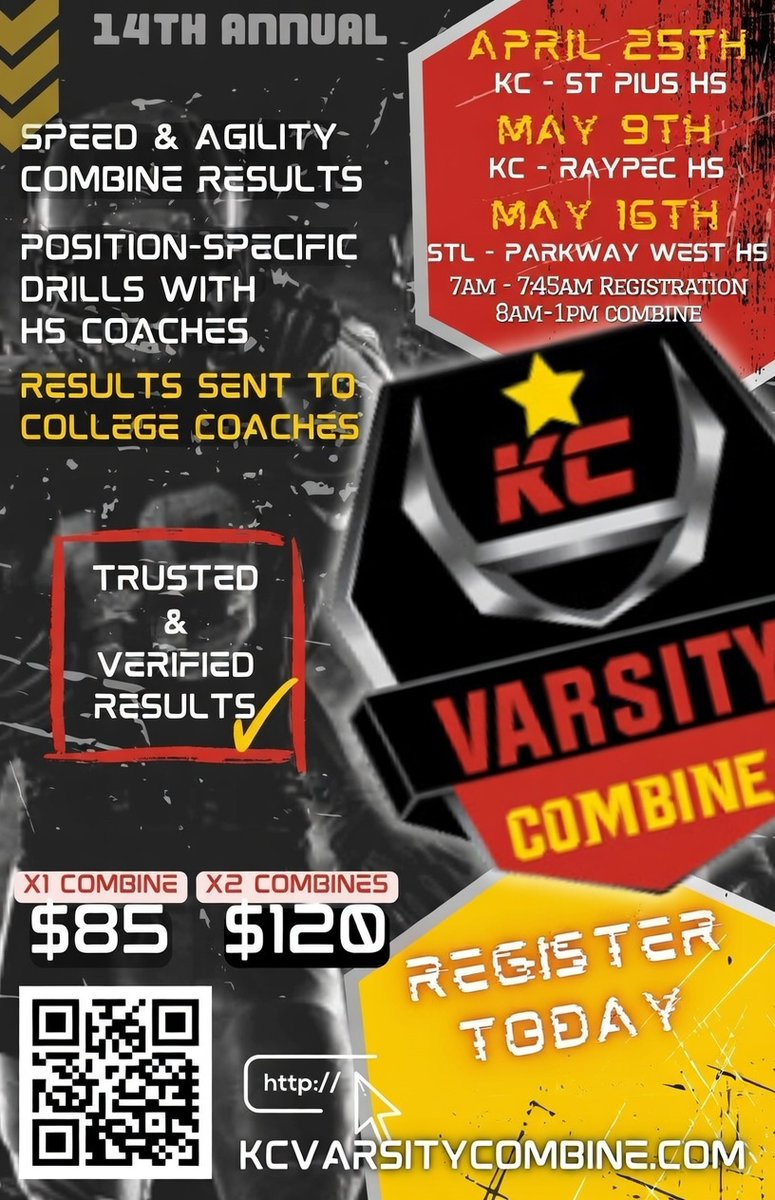 KC Varsity Combines tweet media