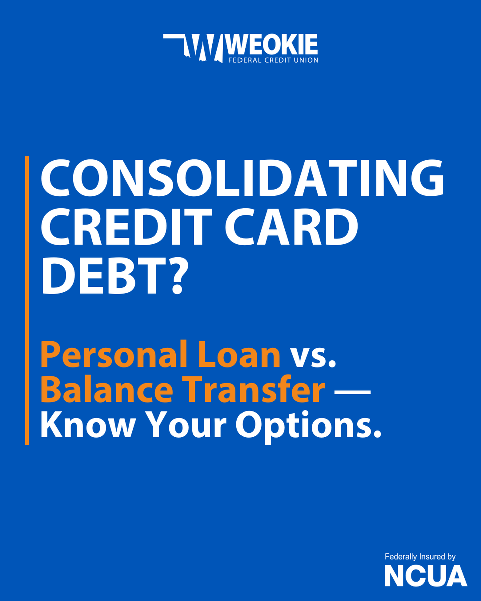 Personal Loan vs. Balance Transfer 💳💵
Both can help you consolidate debt, but they work differently.
🔁 Balance Transfer: Great for short-term payoff with intro APR offers.
💵 Personal Loan: Fixed payment, fixed timeline, predictable rate.
Compare 👉 bit.ly/4uu8GRV