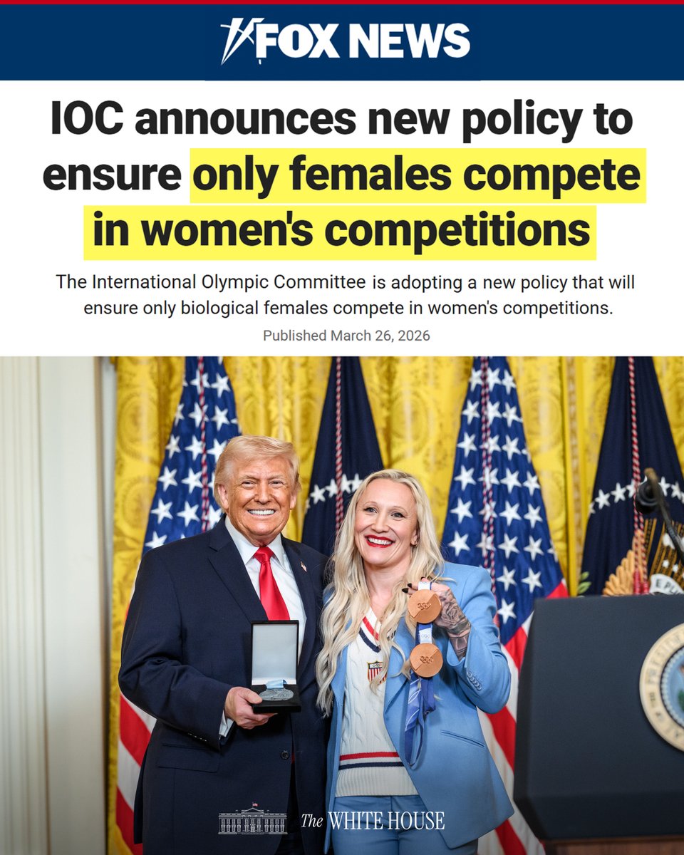 The White House tweet media