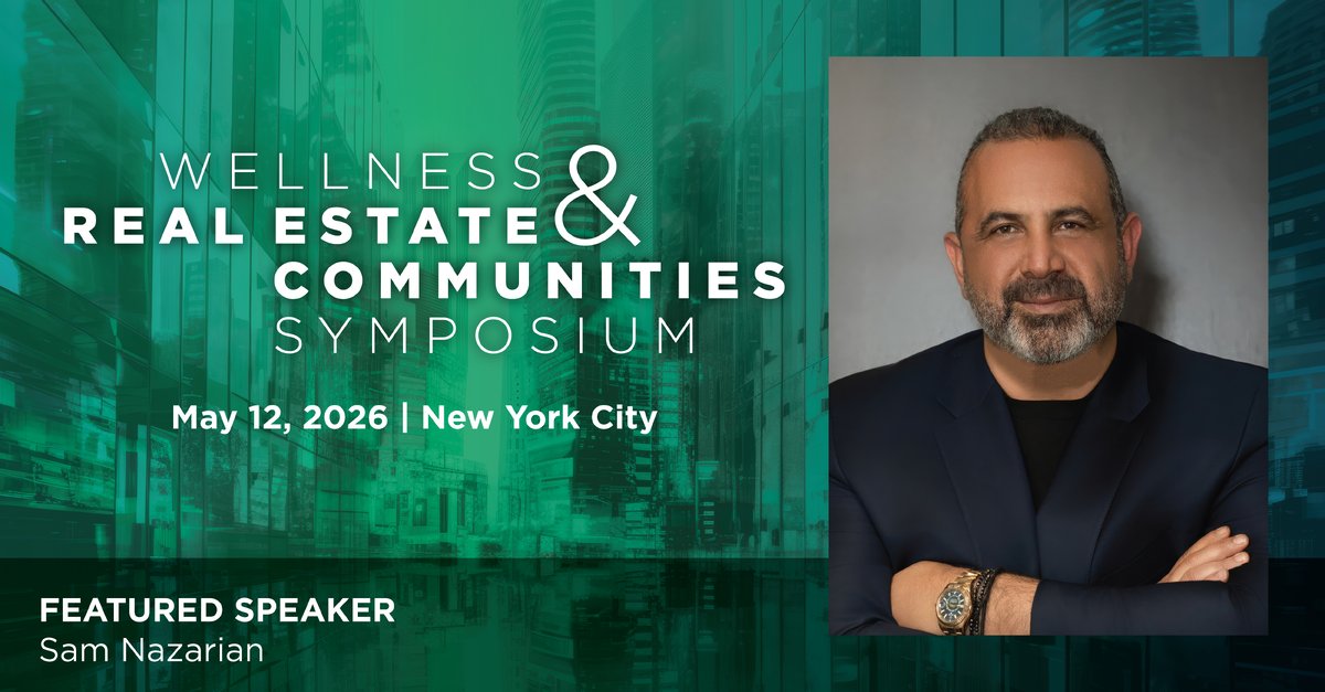 Global_GWS's tweet photo. Big news.

Sam Nazarian is joining us in NYC on May 12.

⏳ Rates increase in 6 days
🎟️ Seats are limited

https://t.co/uSWF7eZOqA

#wellnessrealestate #longevity #hospitality #realestateinnovation https://t.co/TuyY799YkB