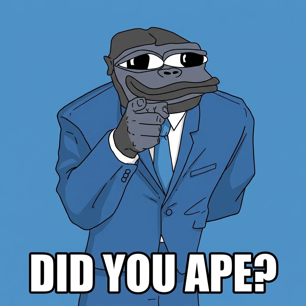 The only question 

Did u $APED 

4wZ6NkX7YaqWatyTmhUhf5mDPUtk2y6FicFi3gFipump