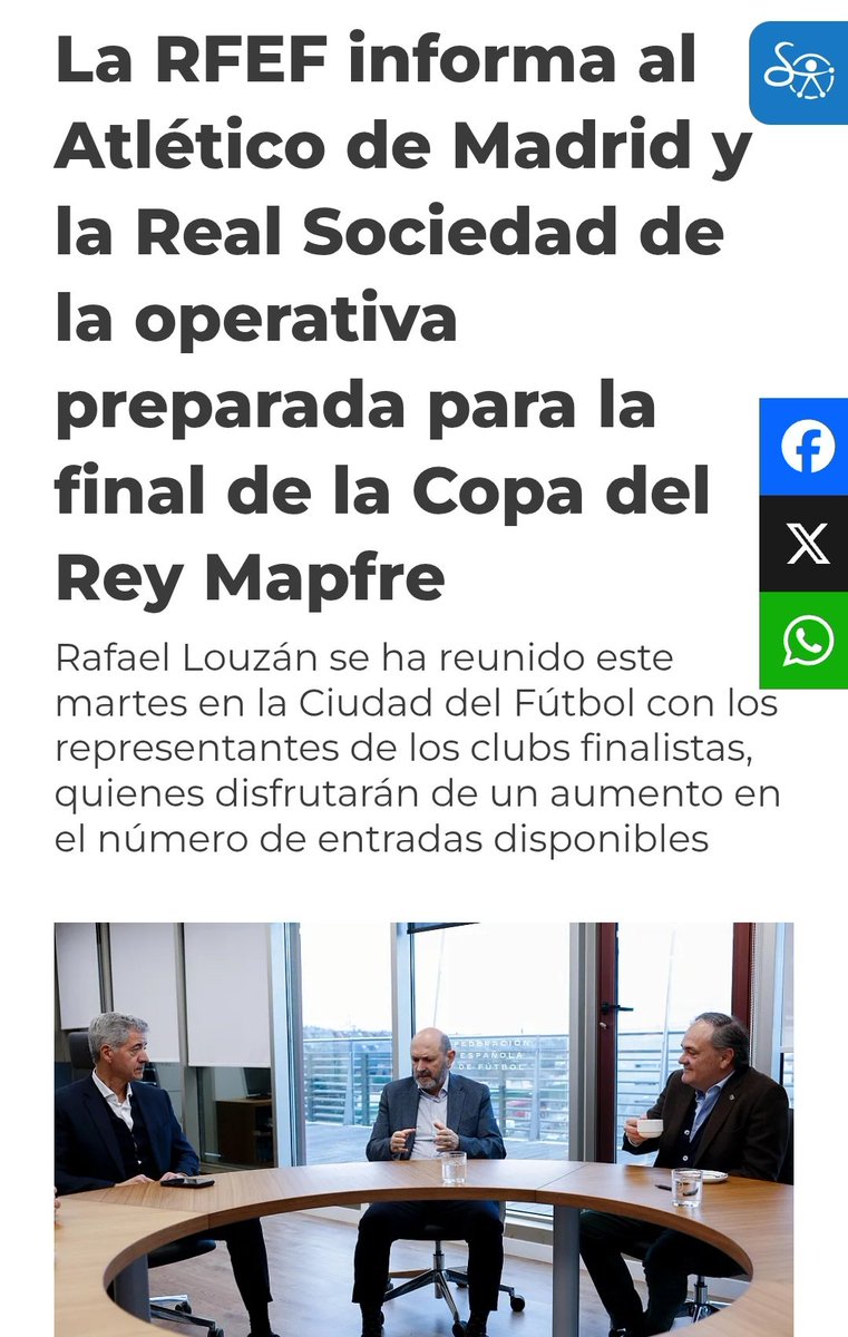AtleticoRebelde's tweet photo. El @Atleti y @RealSociedad estaban al tanto del atraco de la @rfef con las entradas para la Final de #Copa en #LaCartuja
No han dicho nada porque ante sus intereses económicos sus aficionados les damos igual. Que no te engañen
#OdioEternoAlFutbolModerno
#DilesQueSeVayan https://t.co/1MKR2JgA4E