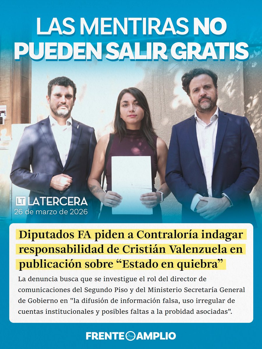 Frente Amplio Chile tweet media