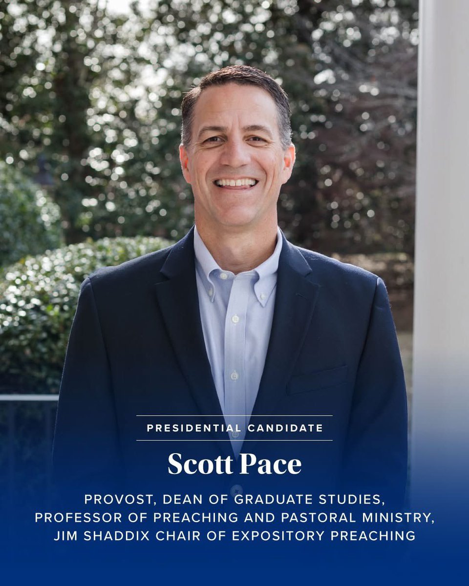 Great news! <a href="/rscott_pace/">Scott Pace</a> is a great leader and a godly man. SEBTS is in good hands!